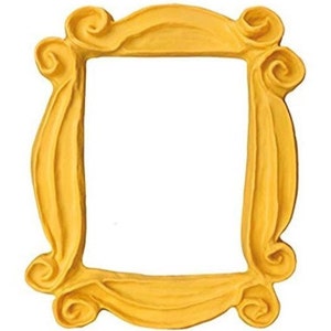 Number 1 REPLIC Peephole frame. Frame series Monica's peephole door. Yelow frame. Handmade with Love by Fatima. image 4