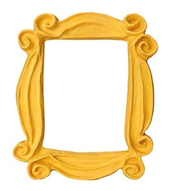 Number 1 REPLIC! Peephole Yelow Frame. Friends Present. Monica's