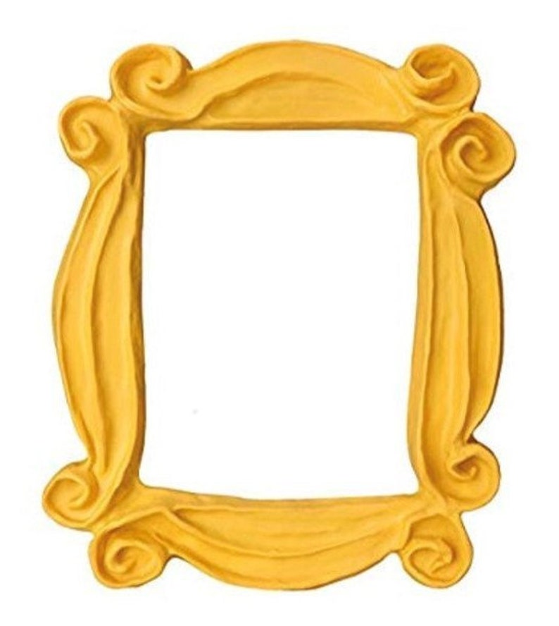 Number 1 REPLIC Peephole frame. Frame series Monica's peephole door. Yelow frame. Handmade with Love by Fatima. image 4