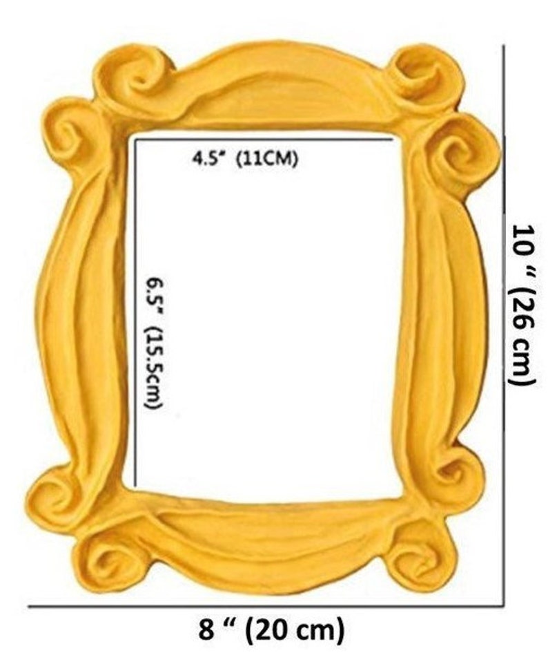 Number 1 REPLIC Peephole frame. Frame series Monica's peephole door. Yelow frame. Handmade with Love by Fatima. image 3
