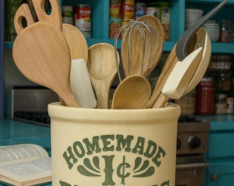 Best Seller. Monica's Kitchen Utensil Holder, Handmade Resin Replica