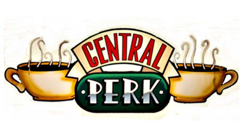 Download Central Perk. Big Sticker. Serie Friends. 14 inch long x 5 ...