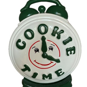 Handmade with Love by Fatima. Decorative Replica Cookie Time clock. Solid piece. Great present for friends fan. 100% handmade & hand painted