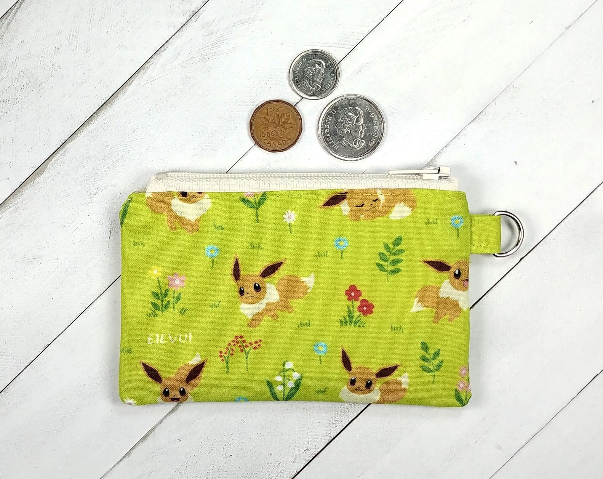 EEVEE Coin Purse Pokemon Pocket Monsters Zipper Coin Etsy