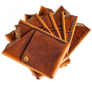 Cartera de cuero Big Spender en color Pecan