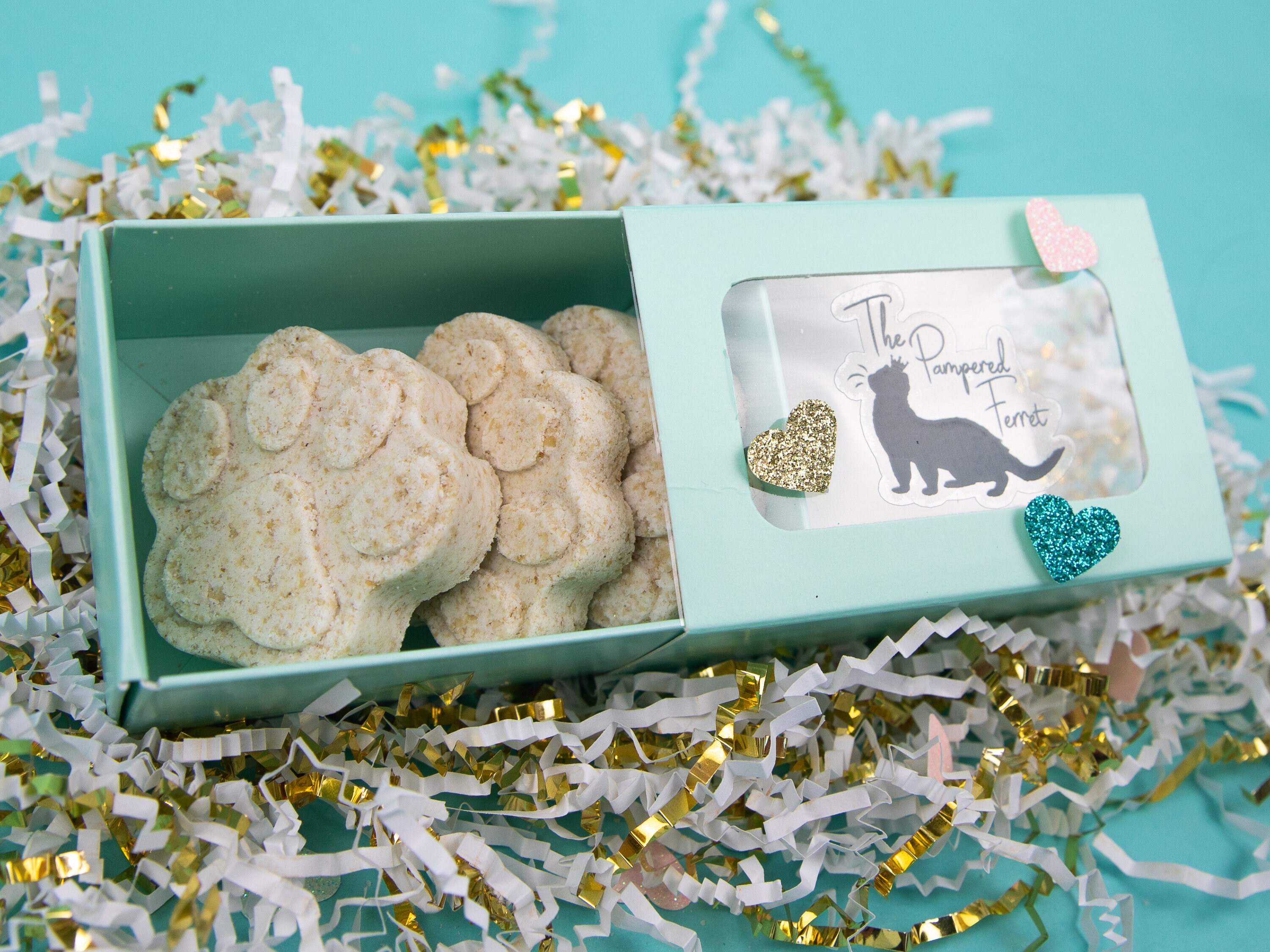 3pk Moisturizing Ferret Bath Bombs Oatmeal Safe Healthy Etsy