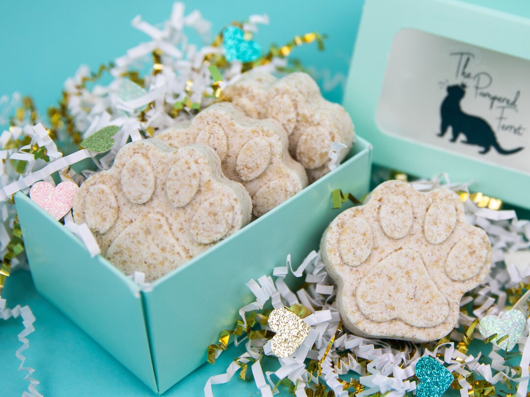 3pk Moisturizing Ferret Bath Bombs Oatmeal Safe Healthy Etsy