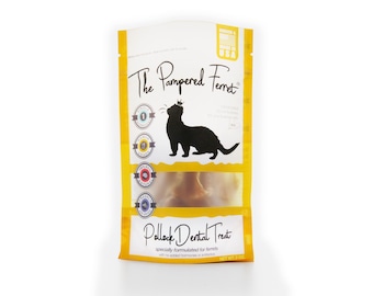 Freeze-Dried Raw Pollock Treat for Ferrets, Cats & Dogs