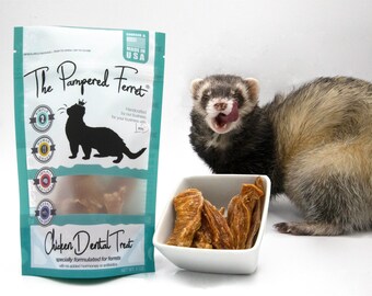 Dental Chicken Treat Healthy for Ferrets, Cats & Dogs