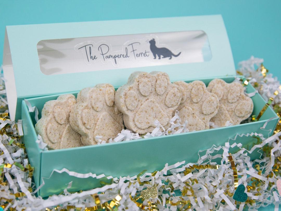 6pk Moisturizing Ferret Bath Bombs Oatmeal Safe Healthy Etsy