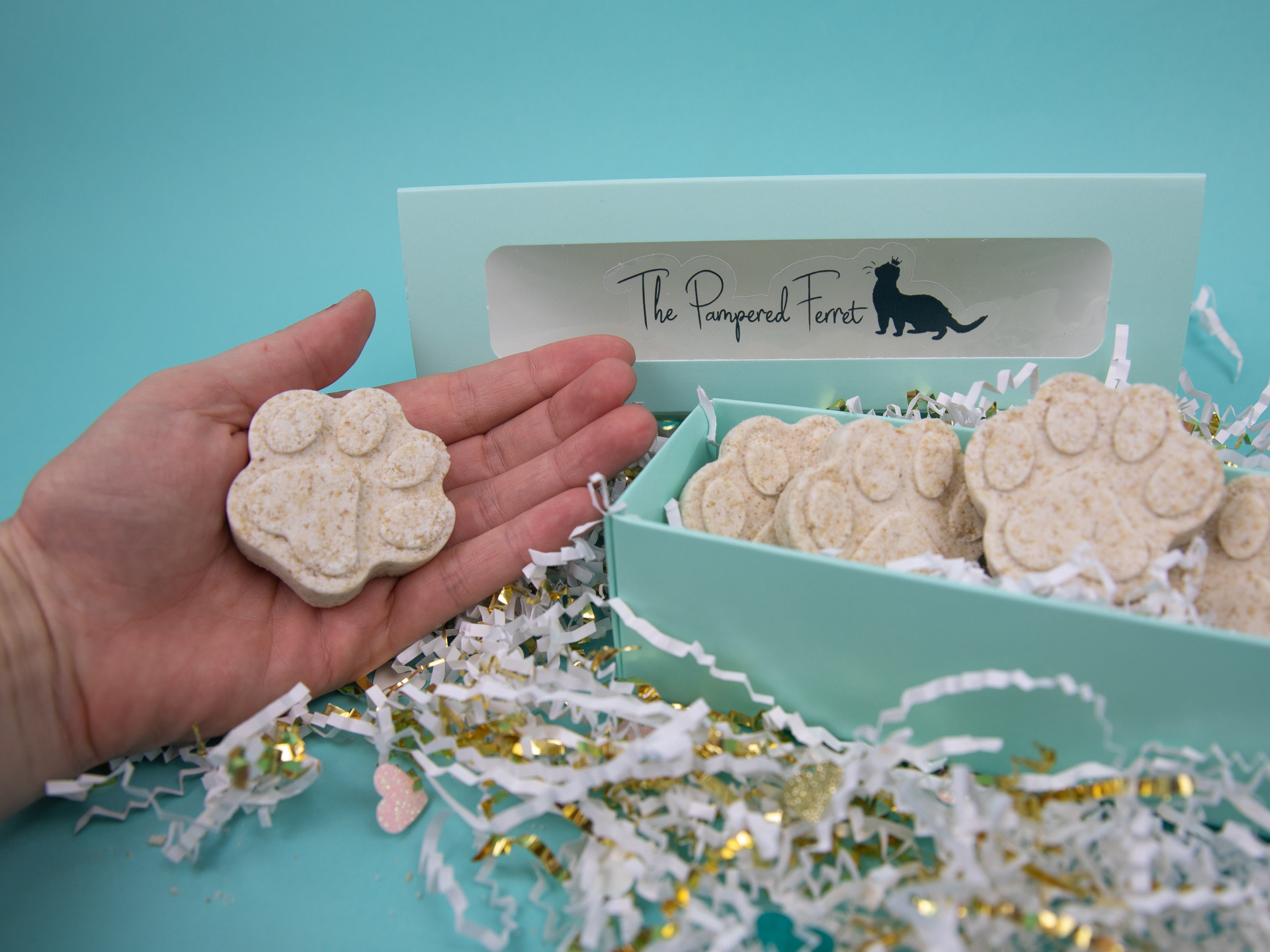 6pk Moisturizing Ferret Bath Bombs Oatmeal Safe Healthy Etsy