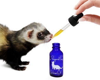 Healthy Salmon Oil Treat for Ferrets for Skin and Coat Health
