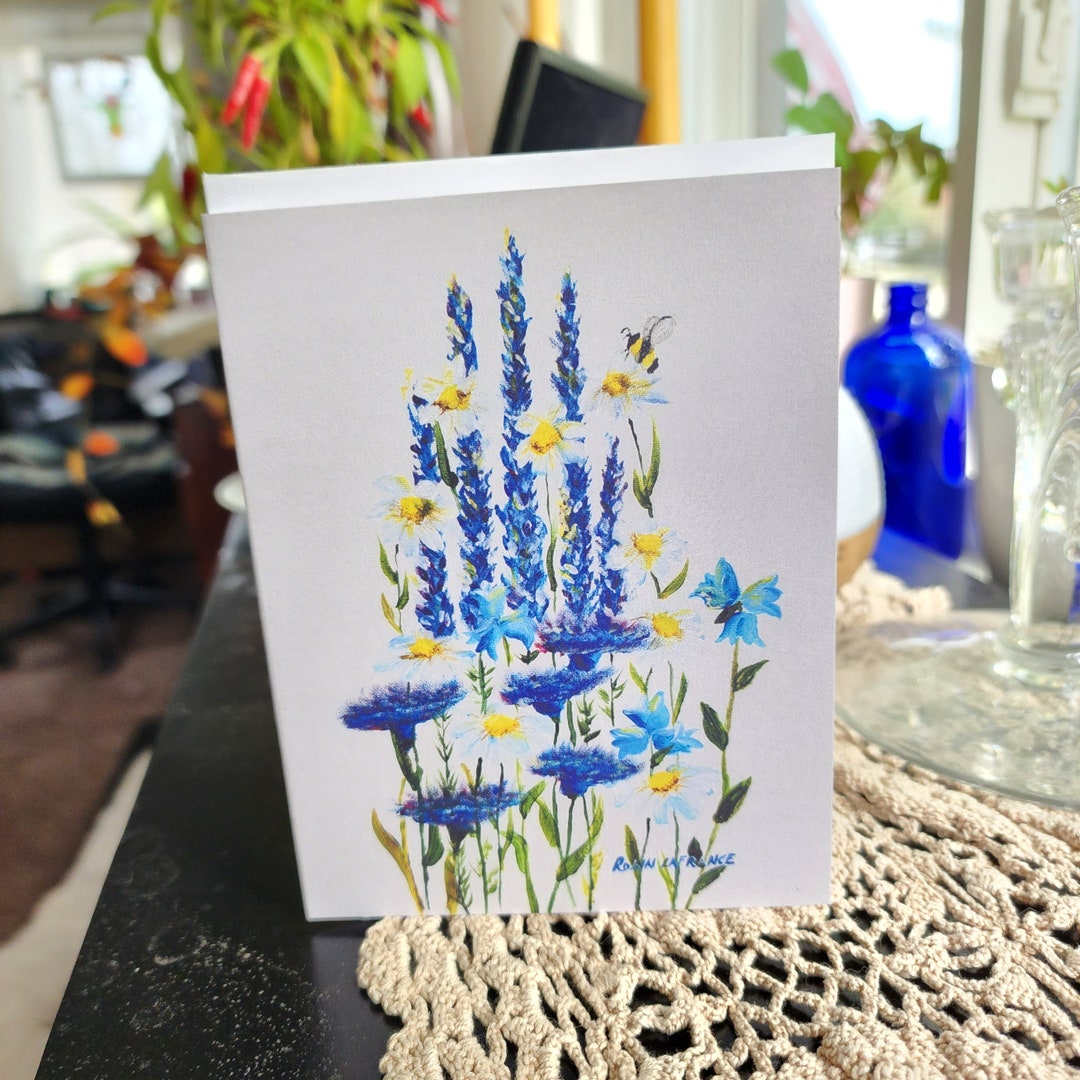 Fine Art Note Card Print of My Original Acrylics on Canvas Etsy