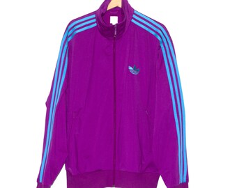 blue and purple adidas jacket