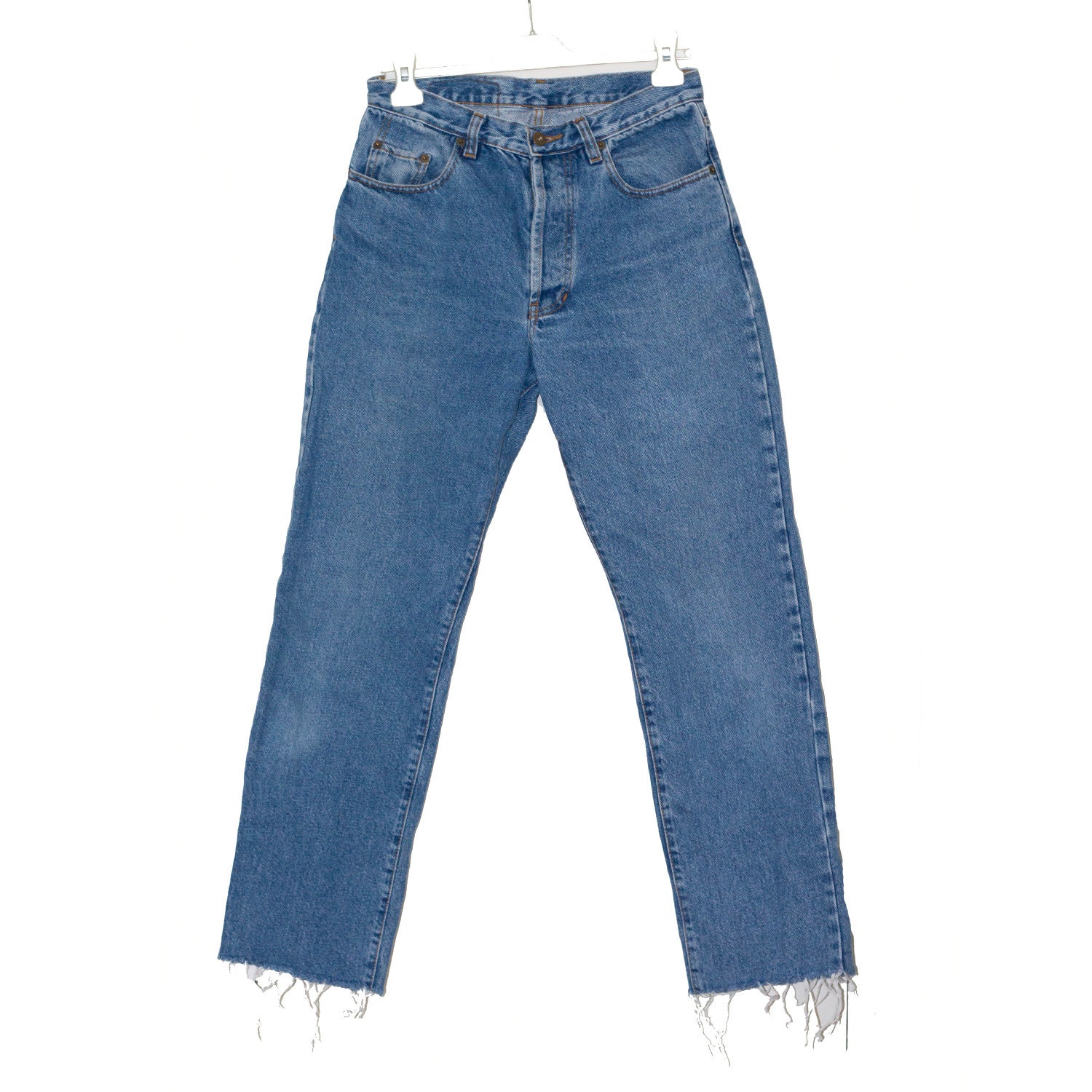 1980 vintage blue denim 80s jeans hight waist | Etsy