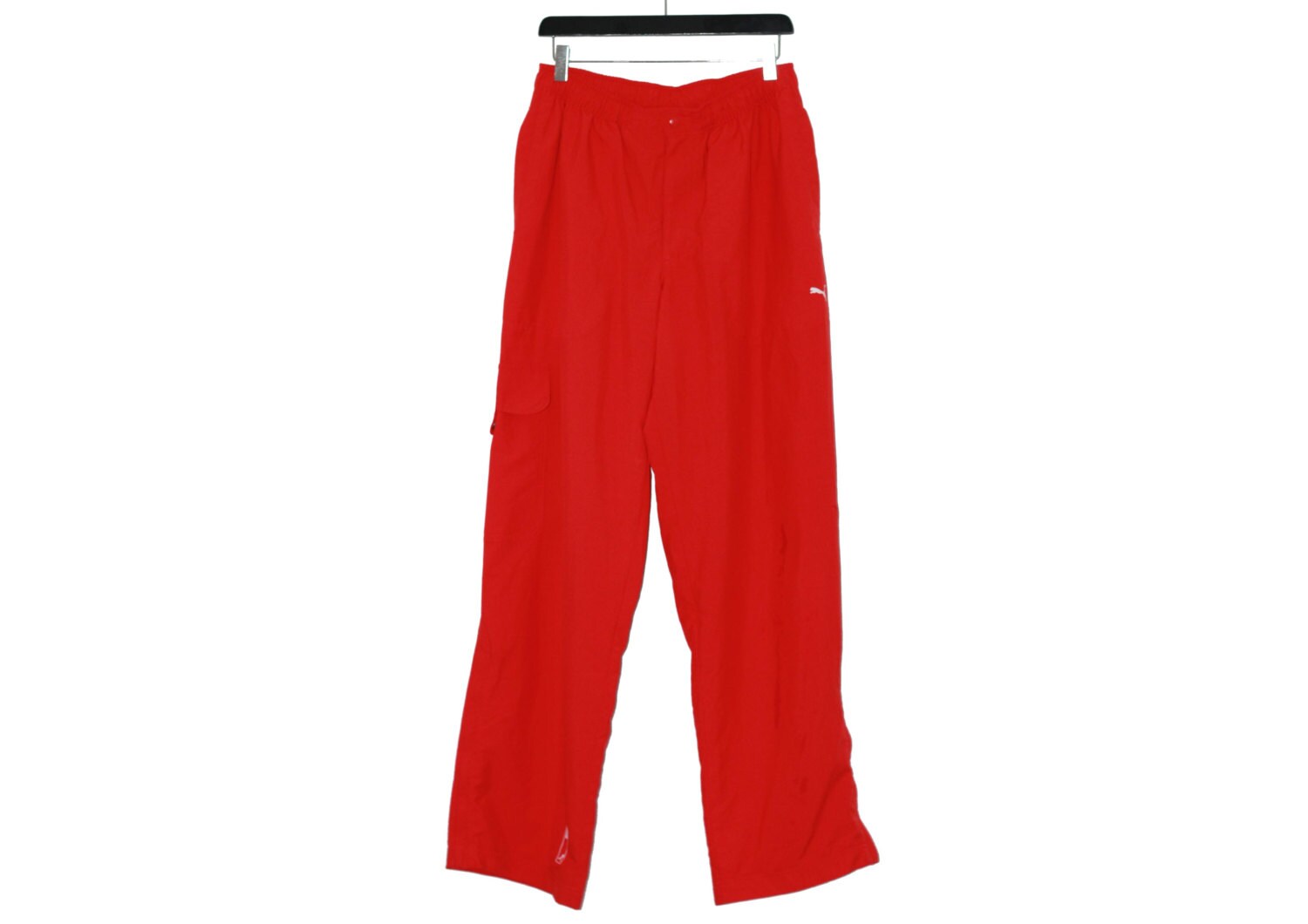 red puma joggers