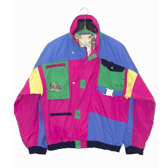 1980's vintage rainbow jacket