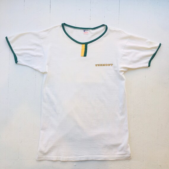 1950s Champion running man tag University of Vermo