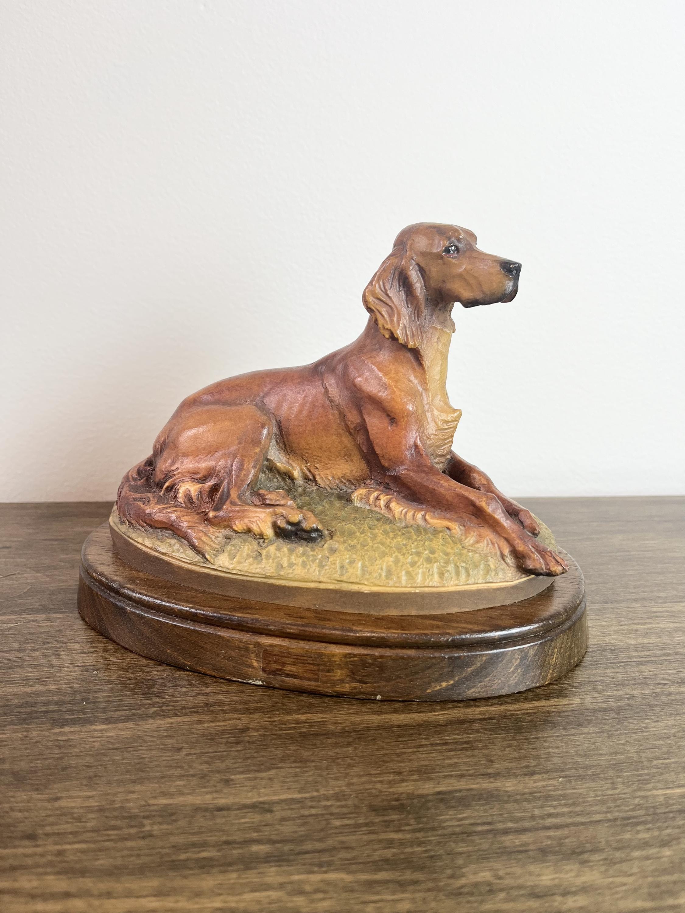 Vintage Irish Setter Figurine - Etsy