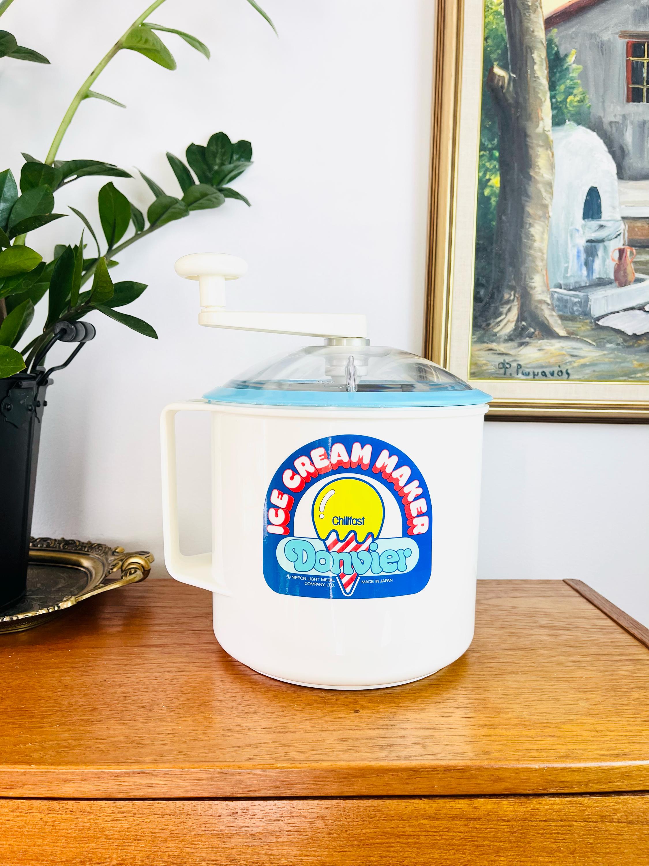 ice cream maker manual machine