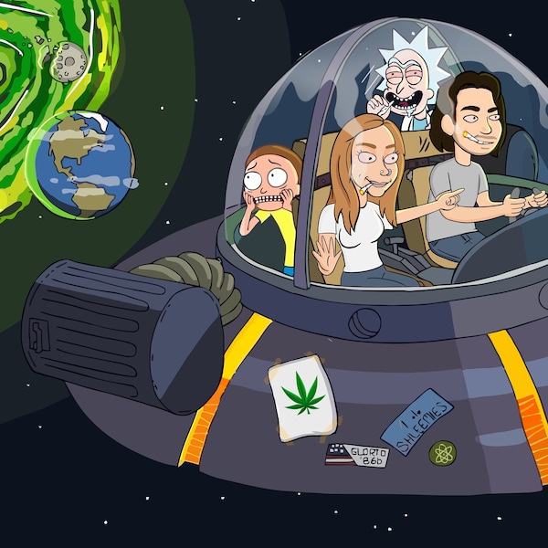 Rick and Morty Pipe - Etsy