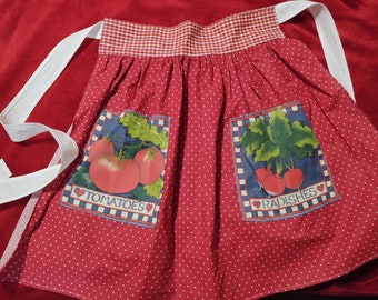 Summery fun apron for kitchen or garden