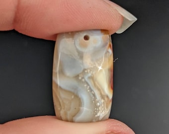 15ct AA Crazy Lace Agate Pendant Bead Crazy Agate Focal Bead Lace Agate Gemstone 14x22mm AGXP4A0004