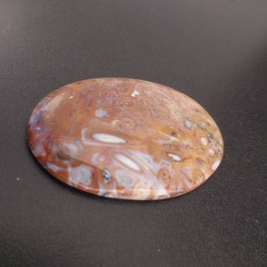 40mm Palm Root Agate Bead Pendant Cabochon 45ct Petrified Palm Root Pendant Gemstone Cabochon Bead Pendant AGXP0A0002 image 2