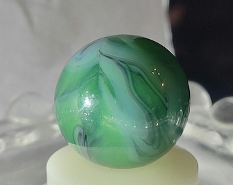 Very Nice Christensen Green Swirl Marble 5/8in.