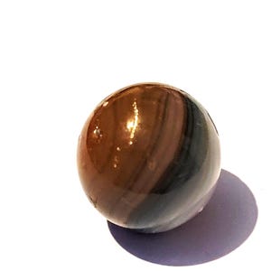Vintage Vitro Oxblood Patch Marble 9/16 in. UV Reactive Marble