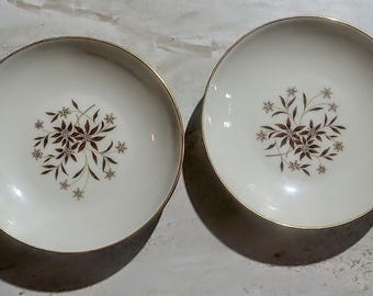 Four Vintage Lenox Starlight X-302 7 in  Cereal Bowl