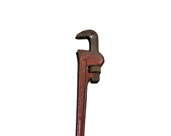 Vintage Rigid Plumbing Tools Pipe Wrench 18 in  Made in USA