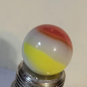 Gorgeous NM Vintage Vitro All Red Marble 5/8 in.