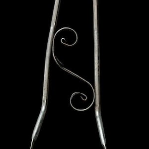 Vintage  Chrome Scroll Sissy Bar