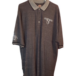 Vintage Polo Style 1990&#39;s Authentic Harley Davidson Shirt Size XXL