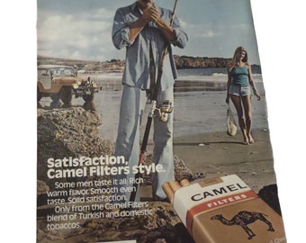 1980 Camel Cigarette Magazine Print Ad 8 x 10.5