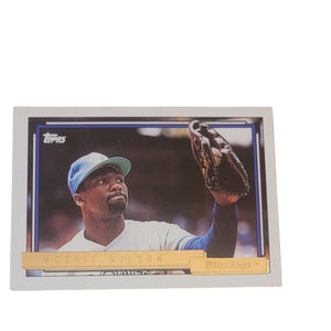 1992 Topps #436 Baseball Card Mookie Wilson Raw