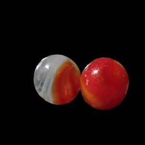 Two Vintage Marble 5/8 inch (L4))
