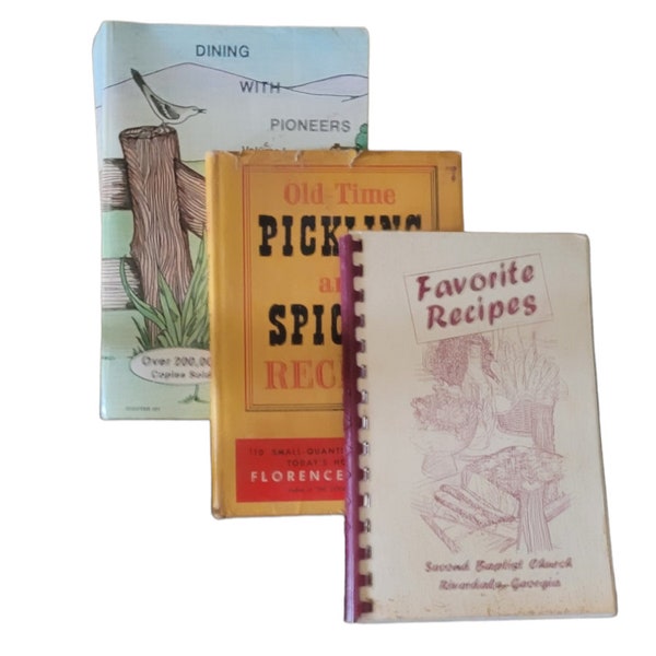 Old Church Cookbooks Etsy