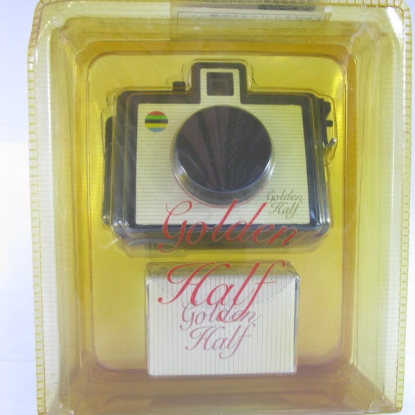 Superheadz 35mm Film Half Frame Camera Golden Half  Limited Edition in Original Box with Film