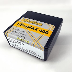 Ultrafine Ultra Max 400 100 FT Rolle Schwarz-Weiß-T-Grain Vari-Geschwindigkeitsfilm