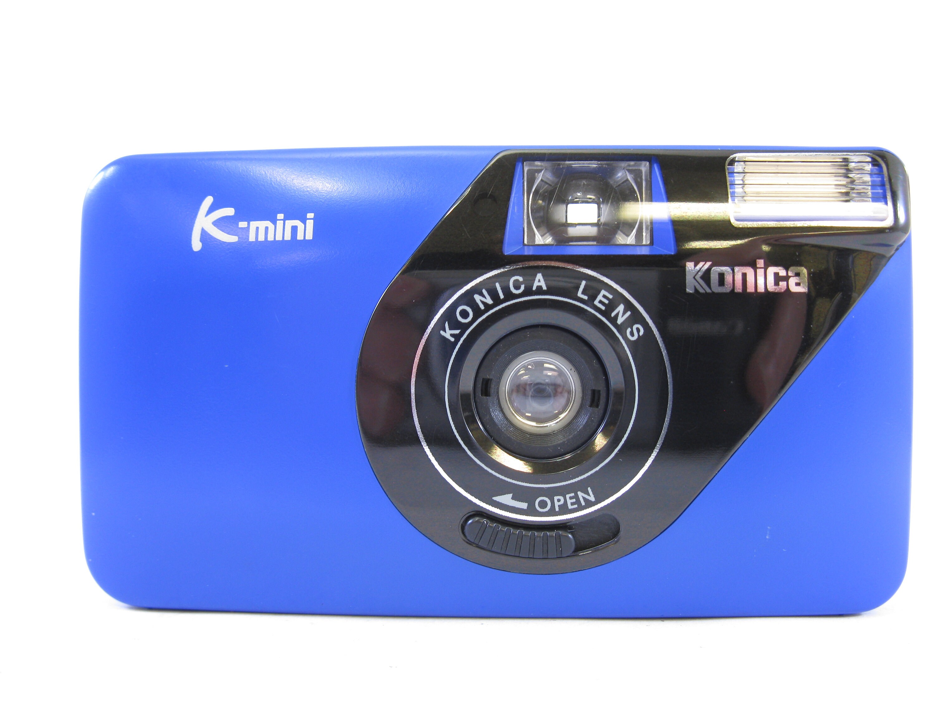 Very Rare Vintage Konica K-mini Lomography 35mm Camera Blue 28mm
