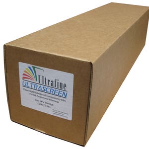 Ultrafine Ultrascreen Inkjet Waterproof Clear Transparency Film for Screen Printing  24" x 100 Feet Roll