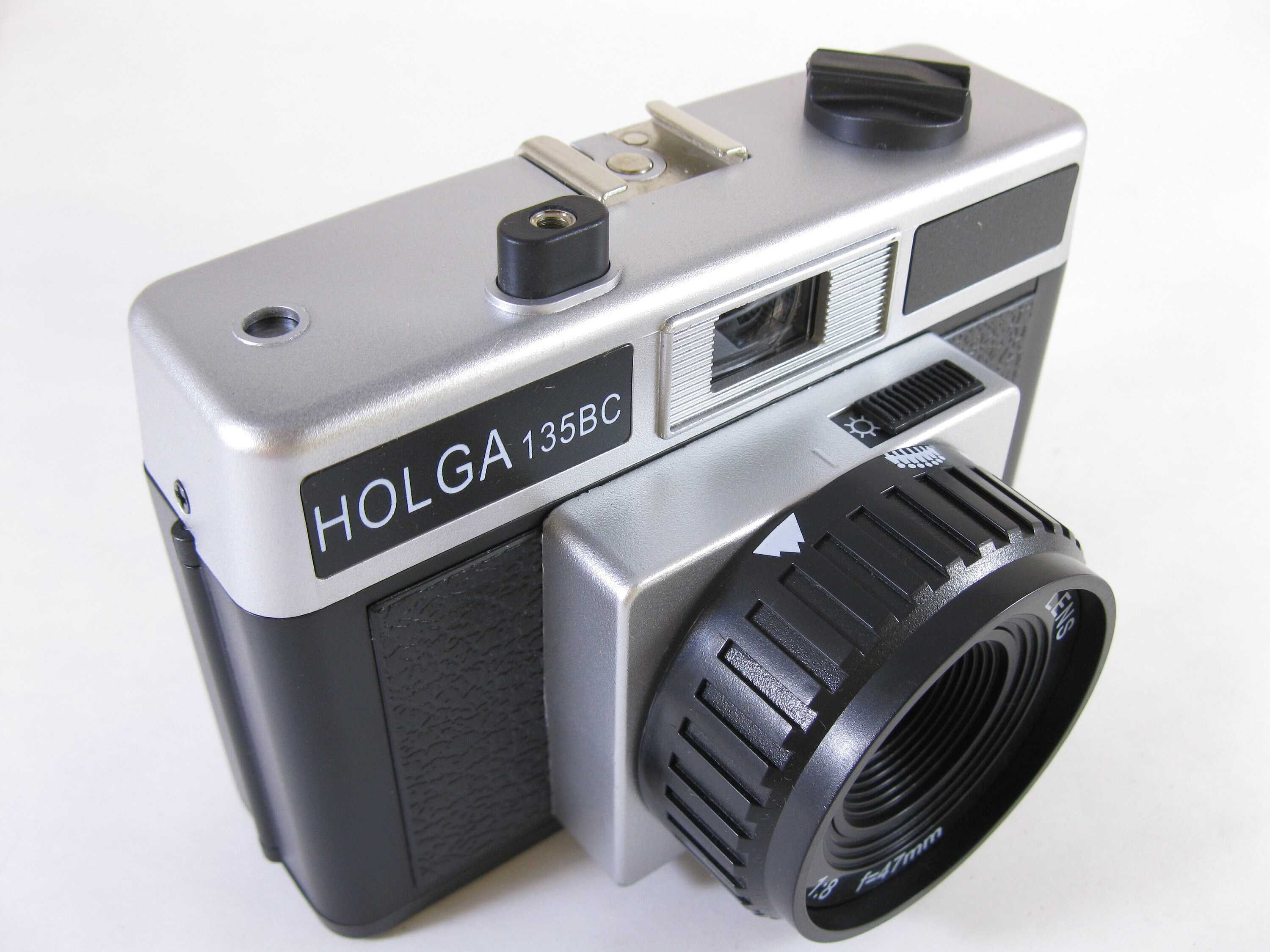 Silver Black Color Film Camera Holga - Etsy España