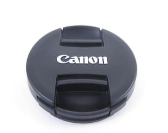 Vintage Canon Branded Lens Caps 52mm and 58mm