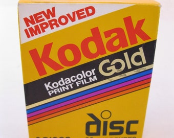 Extremely Rare Kodak Kodacolor Gold DISC Film 30 Exposure Color Print Discontinued Outdated cold stored Sealed Pack