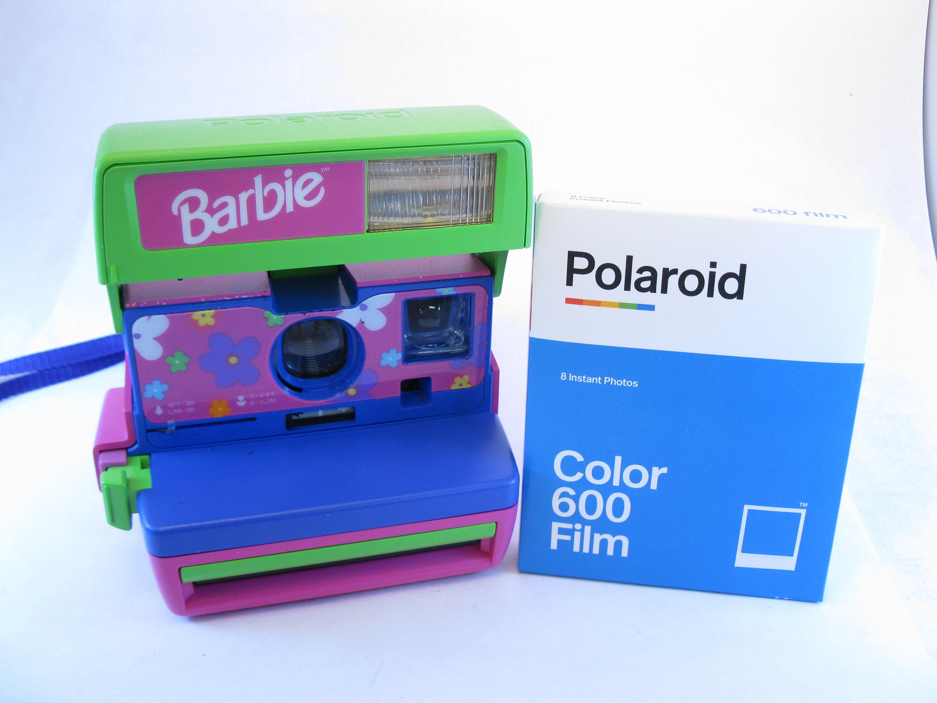 Gracioso probable por inadvertencia Excelente cámara Polaroid Barbie 600 con paquete de película - Etsy España