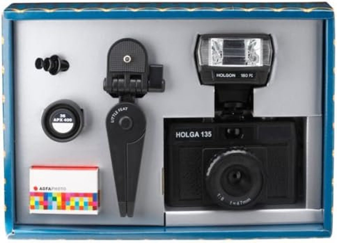 Vintage Holga 35mm Film Camera Black Color Holga 135