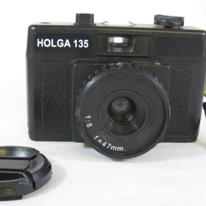 Vintage Holga 35mm Film Camera Black Color Holga 135 image 2