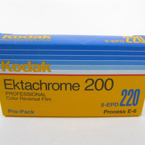 Five Roll Pro Pack Vintage 220 Kodak Ektachrome shops EPD 200 Medium Format Film - Expired Film Day